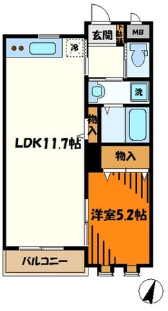 プロムナードの物件間取画像